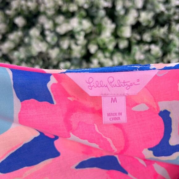 Lilly Pulitzer Playa Hermosa Benicia Cold Shoulder Tunic Dress - Picture 9 of 12